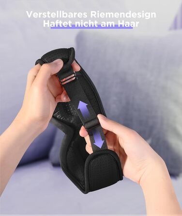 Маска для сну з навушниками Dolida Bluetooth V5.4, повна світлоблокація, дихаюча тканина, для жінок та чоловіків, для подорожей, відпочинку, йоги та медитації