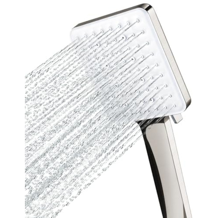 Насадка для душу Newentor з 6 режимами, велика, економна, високого тиску, золота (без шланга)