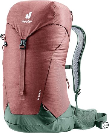 Похідний рюкзак deuter унісекс Ac Lite 24 (з червоного дерева і плюща, довжиною 24 см, комплект з кріпленням для шолома)