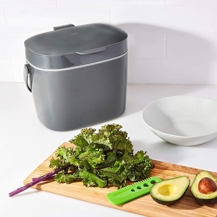 OXO Konteiner для компосту Easy-Clean, 6.6л, пластик, антрацит