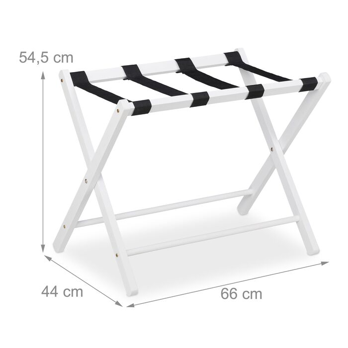 Підставка для валізи Relaxdays дерев'яна, складна