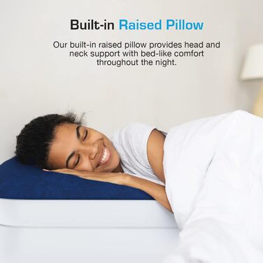 Надувне ліжко Active Era Luxus для 2 осіб з електричним насосом та інтегрованим подушкою. Розмір 200 x 150 x 36.5 см - ідеально для кемпінгу та як гостьове ліжко.