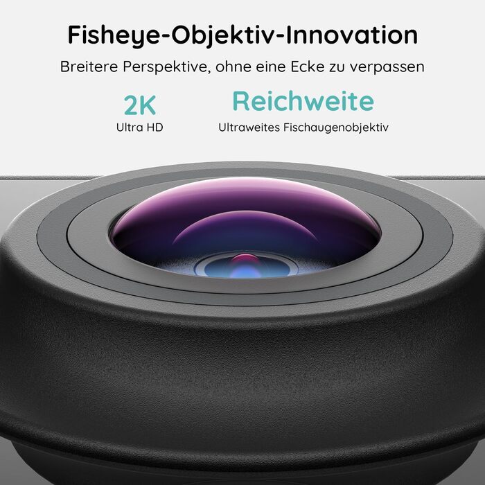 Відеодзвінок BOIFUN з камерою, 2K, Wi-Fi, 180° огляд, 2-сторонній аудіо, AI-розпізнавання руху, IP65, сумісний з Alexa, без підписки