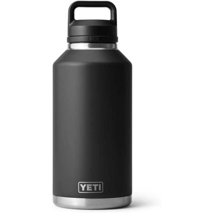 Термос YETI Rambler з кришкою Chug, чорний, 1,9 л
