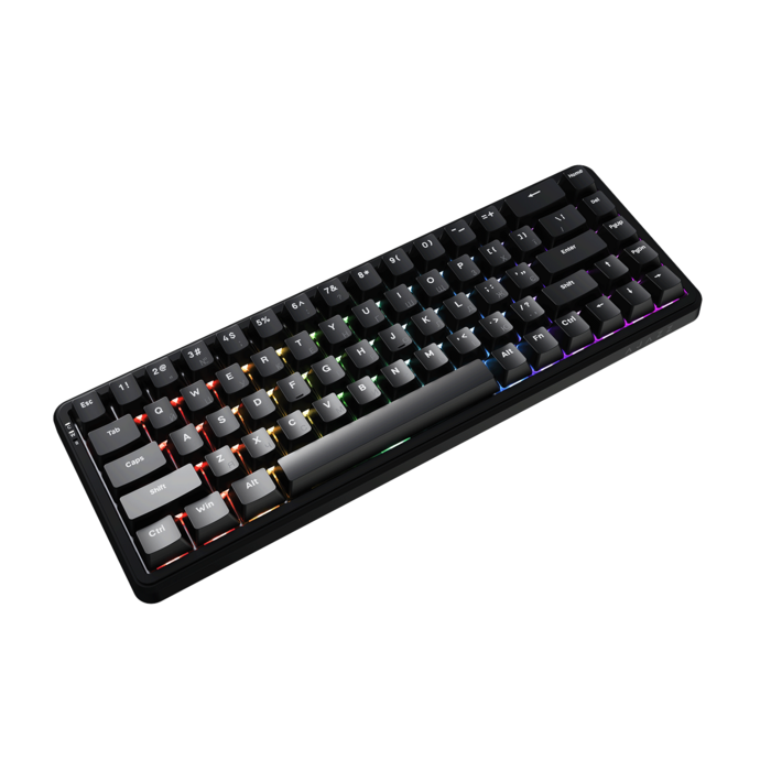 Клавіатура механічна дротова Ajazz AK680 MAX Magnetic Switch RGB USB Black
