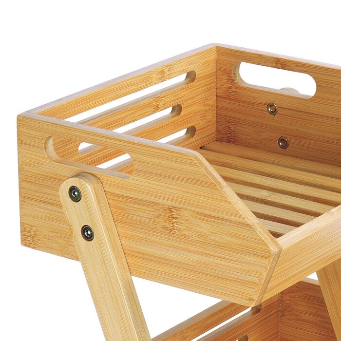 Підставка для рослин Relaxdays з бамбука, 3 яруси