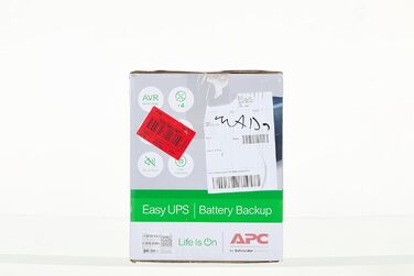 ДБЖ APC by Schneider Electric Easy UPS - BVX700LI-GR - джерело безперебійного живлення 700 ВА з виходами Schuko, запобіжник акумулятора та захист від перенапруг, резервний акумулятор зі стабілізатором, світлодіодні індикатори (1600 ВА / 900 Вт, виходи DIN