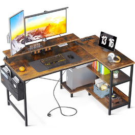 Ігровий стіл ODK L-подібний 120x80x88 см коричневий