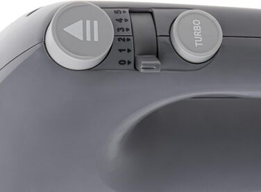 Міксер ручний ADLER 750W з насадками (вінчик, гак, лопатка, сепаратор) сірий