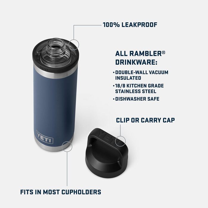 Термос YETI Rambler з кришкою Chug, 532 мл, Wetlands Camo