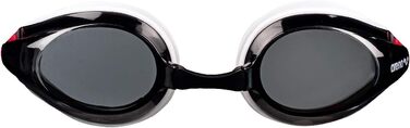 Спортивні окуляри для плавання для дітей унісекс (захист від ультрафіолету, захист від туману, жорсткі окуляри), червоні (димчасто-біло-червоні), одного розміру