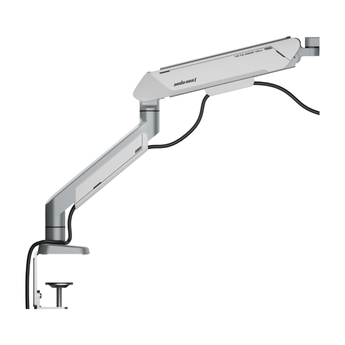 Настільне кріплення для монітора Anda Seat Stealth PRO II 17’’-42’’ White&Gray