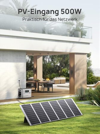 Портативна електростанція AFERIY 3840Wh з LiFePO4 акумулятором, USV, 3 виходи 3x230V AC (7200W пікова потужність), 2200W швидка зарядка, для кемпінгу та подорожей