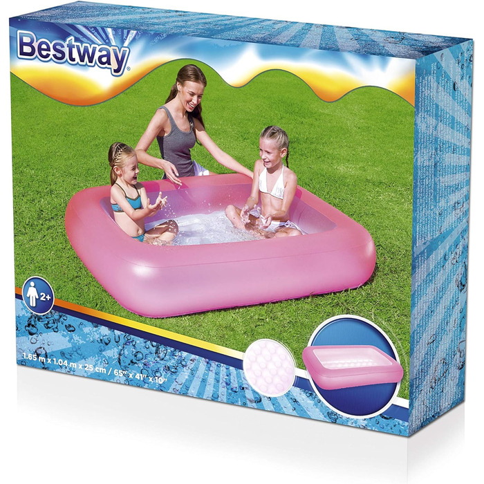 Дитячий басейн Bestway, Aquababes, 165 x 104 x 25 см, різнокольоровий в асортименті