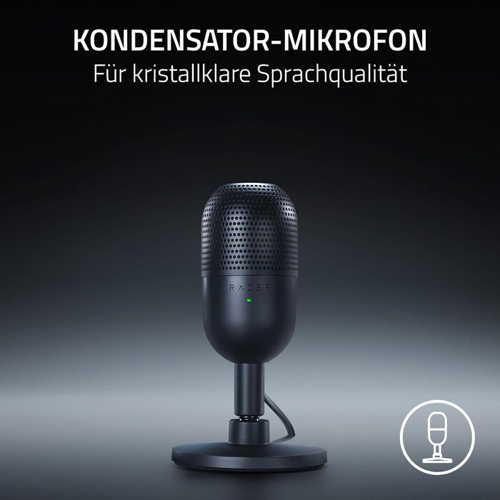 Мікрофон Razer Seiren V3 Mini - компактний USB мікрофон для стрімінгу та запису