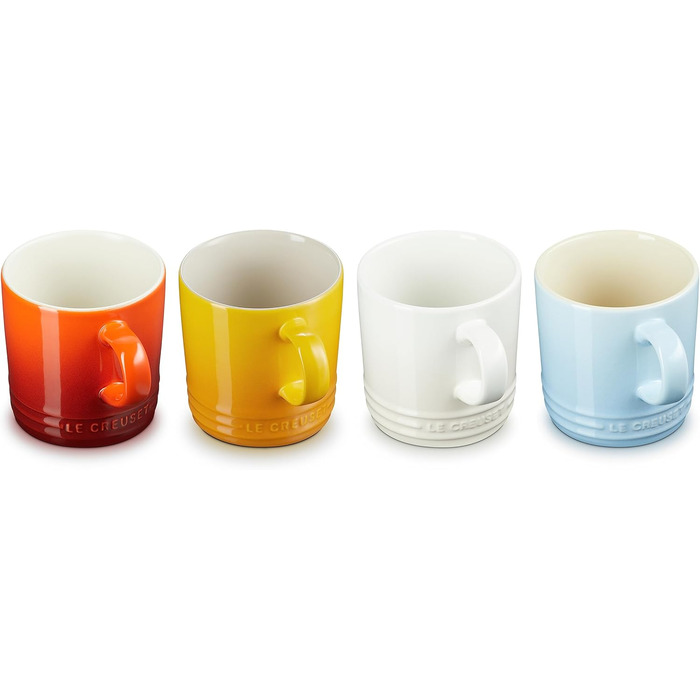 Набір з 4 чашок Le Creuset Elements об'ємом 350 мл (чашки з кераміки)