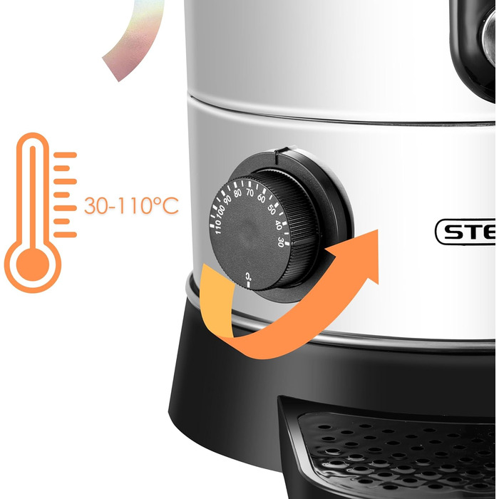 Нагрівач води 10 літрів: чайник, диспенсер для гарячих напоїв, термопот, бойлер для води 30-110°C