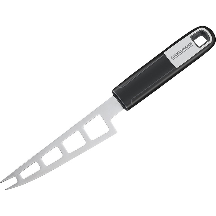 Ручна терка FACKELMANN 2-стороння 30 см SENSE, гостра поверхня терки, слайсер з м'якою ручкою, вкл. захисний кожух леза (сріблястий)