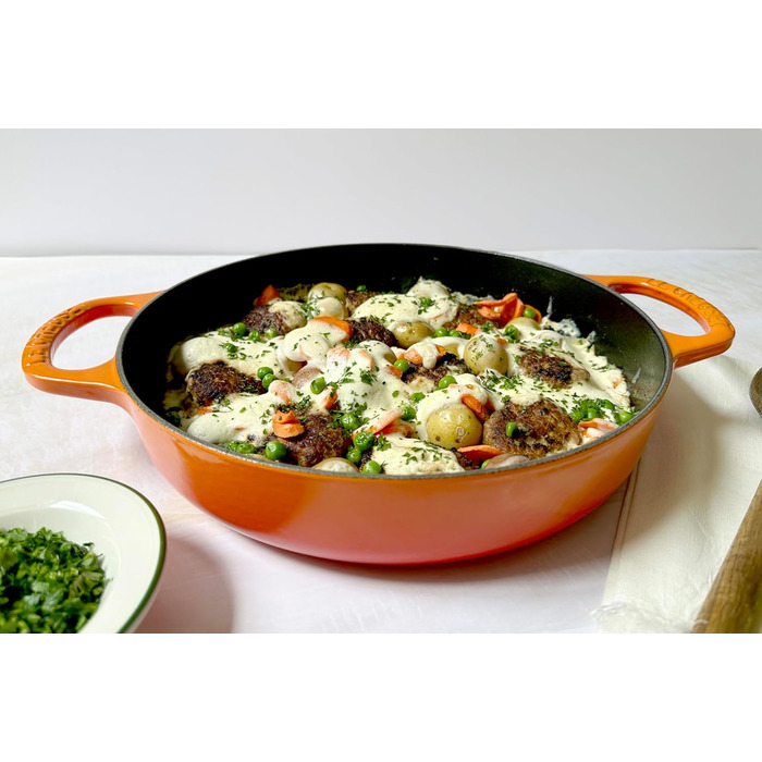 Сковорода чавунна Le Creuset Signature, 27.9 см, колір Flamme 11