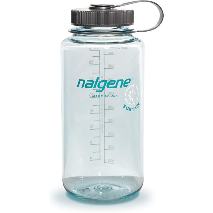 Пляшка для води Nalgene 'WH Silo Sustain морська піна, 48 унцій і пляшки для води WH Sustain Морська піна 1 л