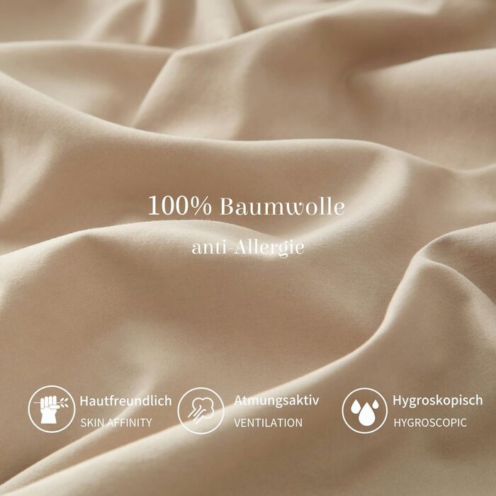 Бетліна з бавовни 200x220 см, зелена (темно-зелена, салатова), однотонна, естетична, двостороння, комплект: простирадло 200x220 см та 2 наволочки 80x80 см з блискавкою (бежева, біла)