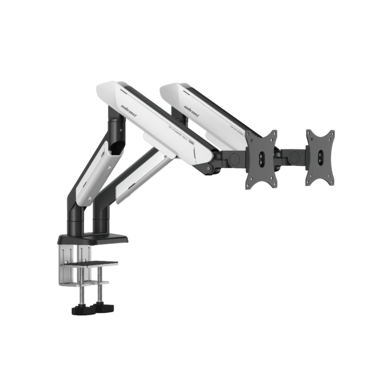 Настільне кріплення для двох моніторів Anda Seat Stealth PRO II Duo 17’’-42’’ Black & White