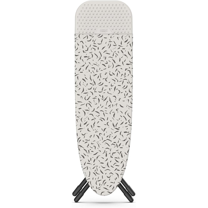 Гладильна дошка Joseph Joseph Glide 135 x 45 см з регулюванням висоти та стійкою до нагрівання поверхнею для прасування, зручне зберігання, 4-шаровий бавовняний чохол (Plus, Ecru, 130 см)