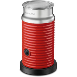 Електричний спінювач молока Nespresso Aeroccino3, білий (червоний)