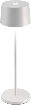 LED-лампа Zafferano Olivia, регулювання яскравості, IP65, для внутрішнього та зовнішнього використання, Micro-USB, висота 35.5 см, білий колір