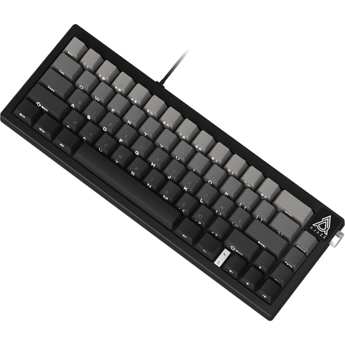 Дротова механічна клавіатура Ajazz AK650 Day Dream switches Gradient Black Grey (AK650-DD-BG)