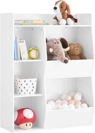 Полиця для книг SoBuy Montessori для дітей, зелена, 80x104x34 см (KMB55-K-GR)