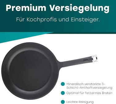 Сковорода Berndes - Edition 100 - 28 см, з антипригарним покриттям, литий алюміній