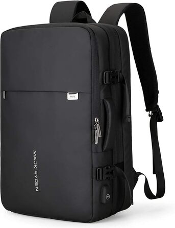 Рюкзак MARK RYDEN Business 25L-40L, гідрофобний, протиугінний, для ноутбуків 17.3', льотні випробування, поїздки вихідного дня