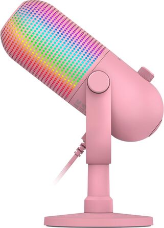 Мікрофон Razer Seiren V3 Mini - Рожевий (USB, компактний, з LED-індикатором, для стрімінгу)