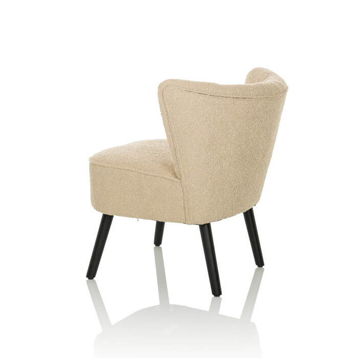 Крісло для відпочинку / Крісло-релакс MANISO, тканина бежева, hjh LIVING