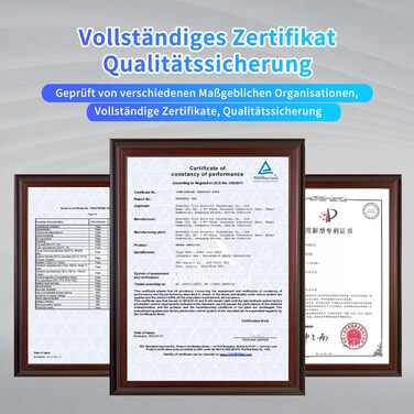 Набір з 3 димових сповіщувачів Mini, з батареєю на 10 років, сертифікат TÜV Rheinland, без індикації, автономні, білі