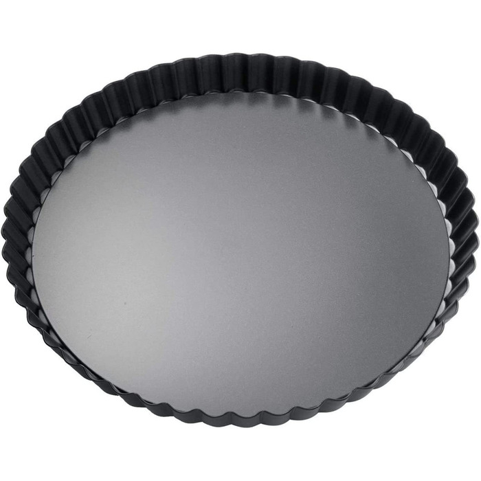 Форма для пирога з підйомним дном Ø 28 см, форма для пирога з заварним кремом з антипригарним покриттям і оптимальною теплопровідністю, форма для фруктового пирога висувна