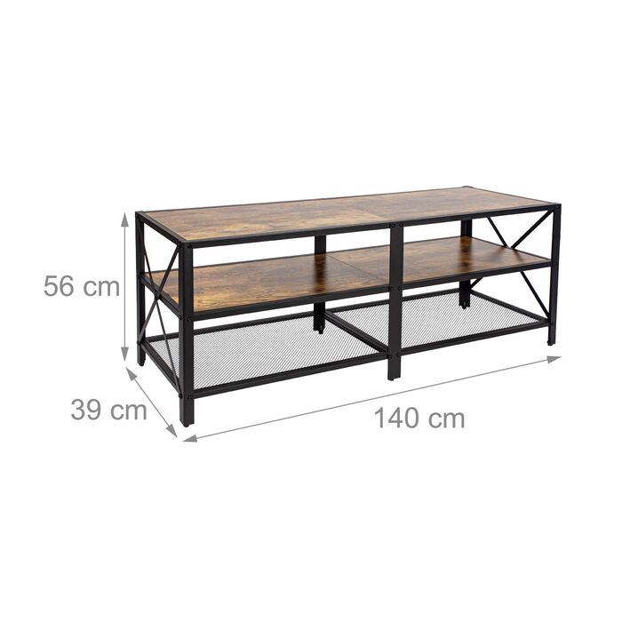 Тумба під телевізор Relaxdays з 4 відділеннями