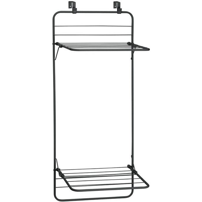 Підвісна сушарка mDesign - компактна підвісна сушарка з металу та пластику, чорний