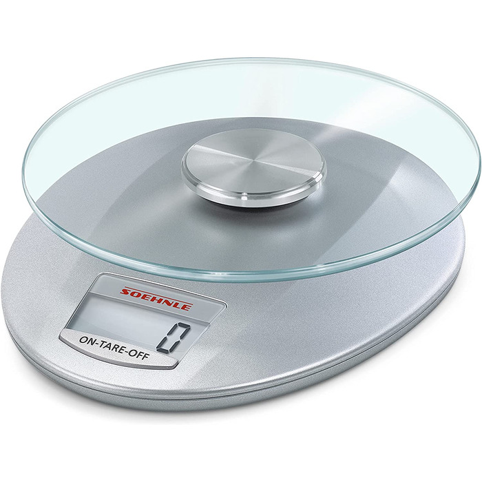 Цифрові кухонні ваги Soehnle Roma з вантажопідйомністю 5 кг і точністю зважування 1 г, ваги зі зручною функцією зважування (ТАРА)