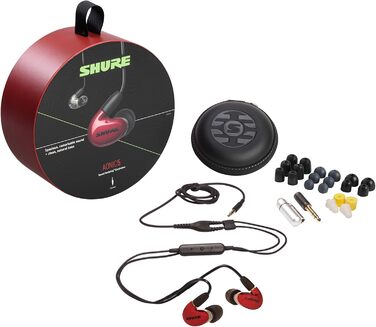 Навушники-вкладиші Shure AONIC 5, висока роздільна здатність, природні баси, три динаміки, сумісні з Apple/Android