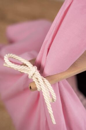 Дитячі гамаки пружинна люлька для оптимального комфорту сну - можна прати - в рожево-рожевому кольорі