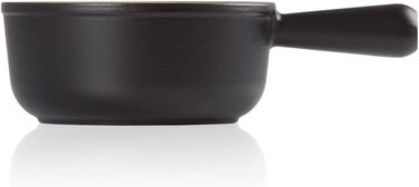 Казан Le Creuset з чавуну, 18 см, 1.4 л, чорний матовий, 20007180602460