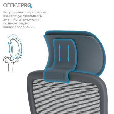 Крісло офісне OfficePro Wave OC670-B-B-B