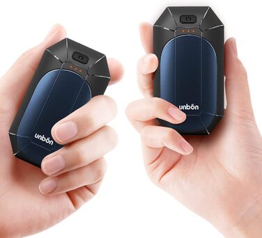 Електричні грілки для рук UNBON, 2 шт. USB, 3 режими нагріву, для спорту та Raynaud's, фіолетові