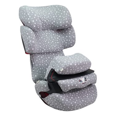 Чохол для автокрісла, дитяче крісло сумісне з Cybex Pallas Fix, 2 Fix, з бавовни (White Star)