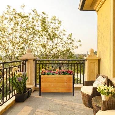 Грядка Relaxdays з дерева