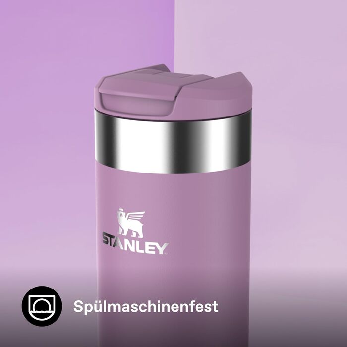 Термокружка Stanley Aerolight Transit - 0.35L, Ліловий - Зберегає тепло до 6 годин, для кави, з можливістю миття в посудомийній машині