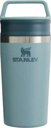 Термокружка Stanley Cafe To Go з нержавіючої сталі - 0.35L, Shale (Підтримує 4 години тепла, 5 годин холоду, для кави, з ручкою, миється в посудомийній машині)