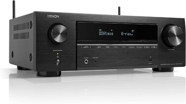 Канальний AV-ресивер Denon AVR-X1700H, Dolby Atmos, 8K HDMI, Bluetooth, Wi-Fi, Alexa, Чорний, 7.2-